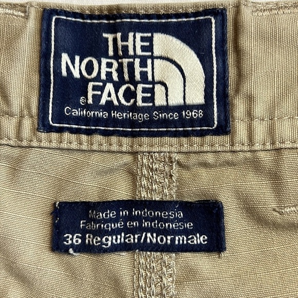 North face Cargo hiking khaki shorts SZ 36 - Picture 11 of 11
